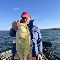Big largemouth on boat